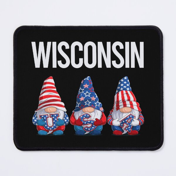 Item preview, Happy USA Gnomes Wisconsin designed and sold by xaviajames9.