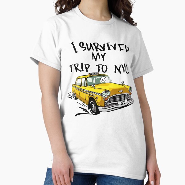Item preview, Sobreviví mi viaje a Nueva York, New York City Spider Tom Taxi amarillo Meme Regalo Divertido, estilo vintage Gamer Cult Movie Music designed and sold by MichaelIdol.