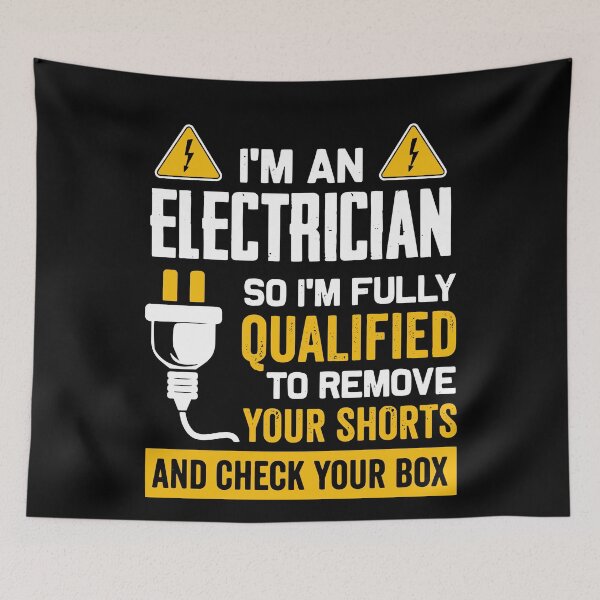 Item preview, I'm An Electrician I'm Fully Qualified Funny Electrician designed and sold by ScottSlade.