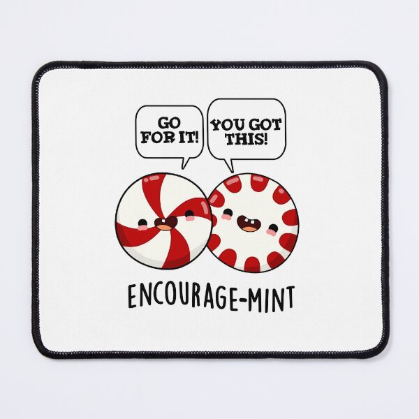 Item preview, Encourage-mint Funny Candy Puns designed and sold by punnybone.