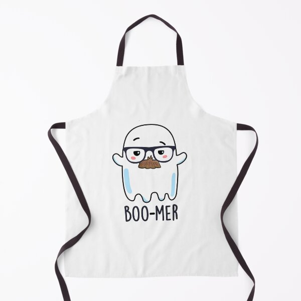 Item preview, Boo-mer Funny Middle Aged Ghost Puns designed and sold by punnybone.