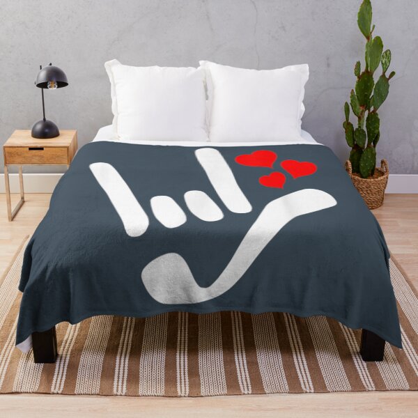 Item preview, I Love You Ily American Sign Language With Hearts designed and sold by RujiIkooa.