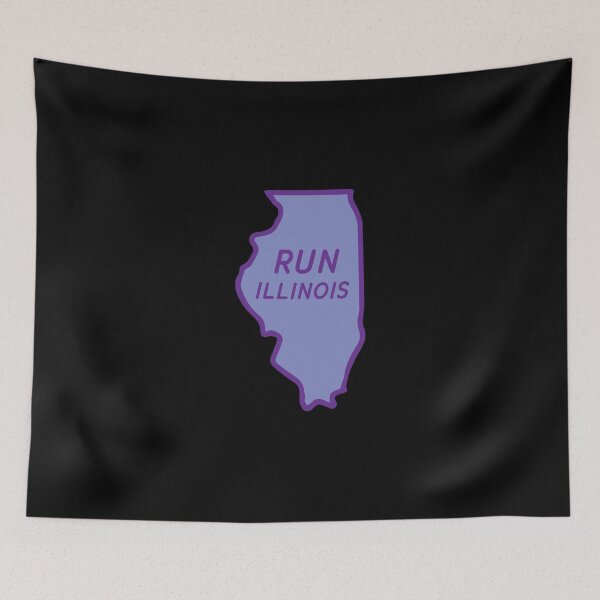 Item preview, Run Illinois Classic T-Shirt designed and sold by dianesandraon.