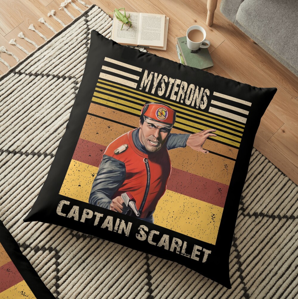 Rare Captain Scarlet Mysterons Floor Pillow