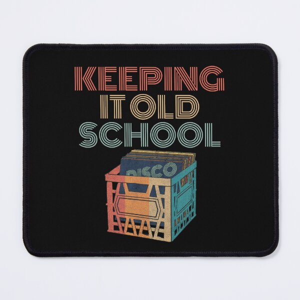 Item preview, Old School Vinyl Records Box Disco Music Lover 60s 70s Vintage Art designed and sold by alenaz.