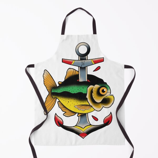 Item preview, Fkj tattoo flash fish designed and sold by franckfkj.