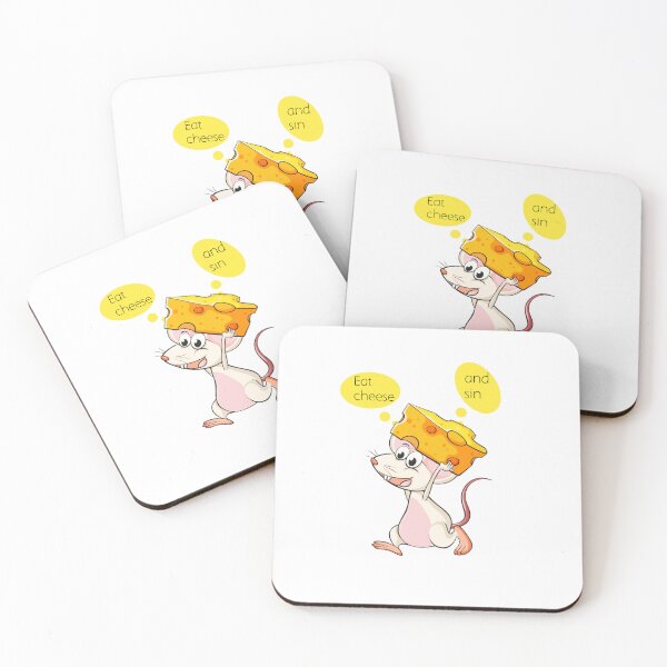 Item preview, Eat cheese and sin designed and sold by Desgin0001.