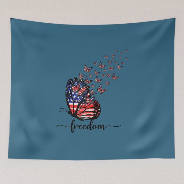 Item preview, America Freedom Butterfly American Flag 4Th Of July Patriot designed and sold by ChungToi.