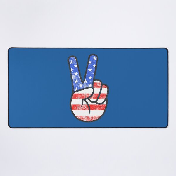 Item preview, American Flag Peace Sign Hand Fourth Of July designed and sold by ChungToi.