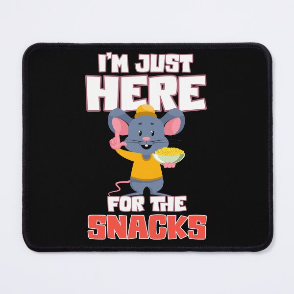 Item preview, I'm Just Here For The Snacks Funny Food Cook Cute Mouse designed and sold by ScottSlade.
