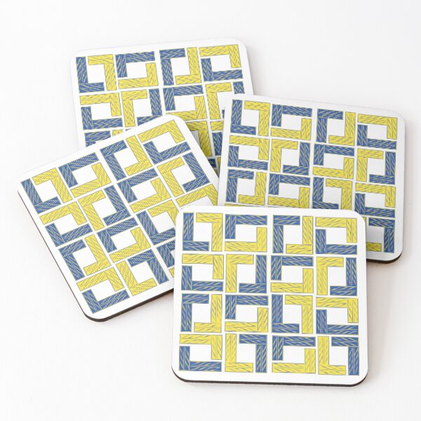 Item preview, Symbol 117 blue yellow designed and sold by vincentbiollaz.