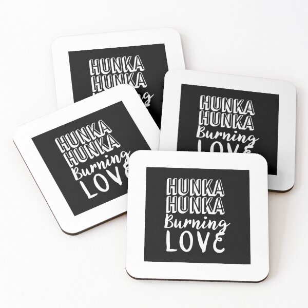 Item preview, Elvis Quote Shirt Man, Hunka Burning Love Shirt, Famous Elvis Lyrics Shirt Perfect Gift Coasters designed and sold by Owowell.