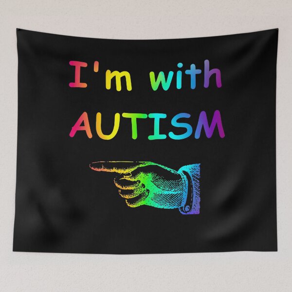 Item preview, I'm With Autism Funny Autism Awareness designed and sold by ScottSlade.