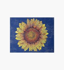 Swirly Sunflower Art Board
