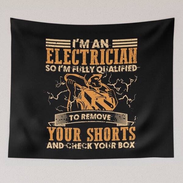 Item preview, I'm An Electrician So I'm Fully Qualified Funny Electrician  designed and sold by ScottSlade.