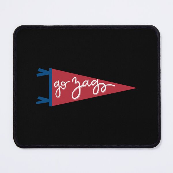 Item preview, Red Go Zags Pennant Sticker designed and sold by verarheaf9.