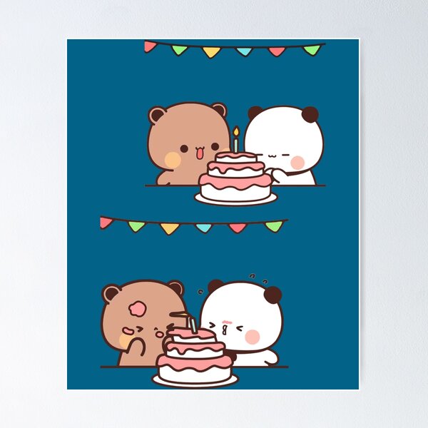 Item preview, Bear and Panda Bubu Dudu Balloon designed and sold by dragonwage56.