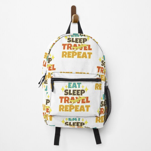 Item preview, Eat Sleep Travel Repeat- funny quote designed and sold by kash1mera.