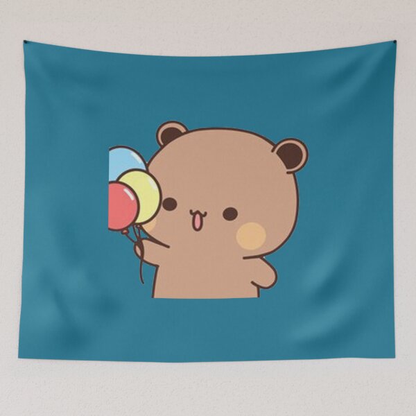 Item preview, Cute Dudu Is Giving Balloons To Bubu   designed and sold by dragonwage56.