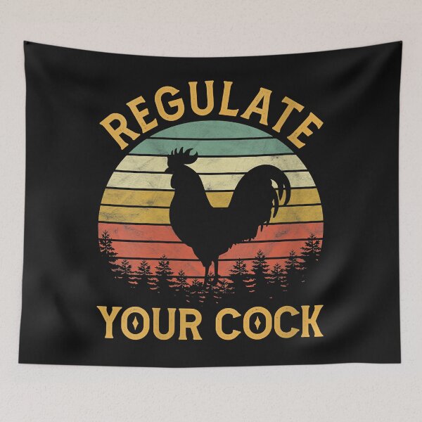 Item preview, Womens Regulate Your Cock Funny designed and sold by TristanPierre.