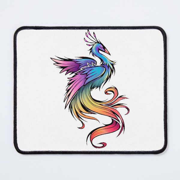 Item preview, elegant phoenix bird tattoo designed and sold by si3iy.