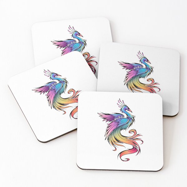 Item preview, elegant phoenix bird tattoo designed and sold by si3iy.