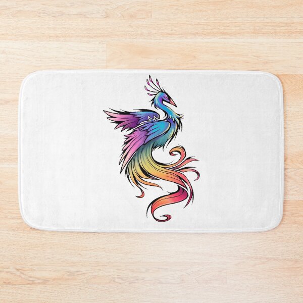 Item preview, elegant phoenix bird tattoo designed and sold by si3iy.