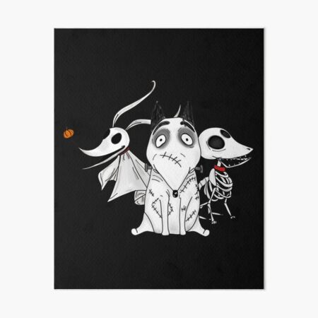 Item preview, ZERO, SCRAPS and SPARKY dog Tim Burton Movies   designed and sold by grossandcolor.