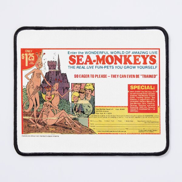 Item preview, SEA MONKEYS - ADVERT designed and sold by ThrowbackAds.
