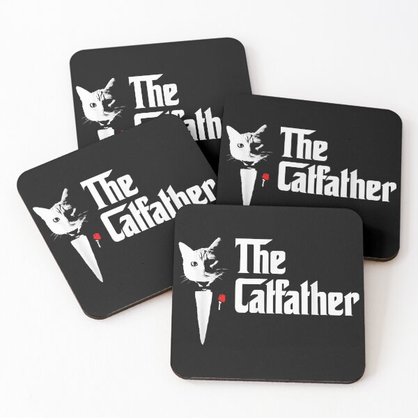 Item preview, The CatFather , Father Of Cats , Funny Cat Dad designed and sold by Jarret Terry.