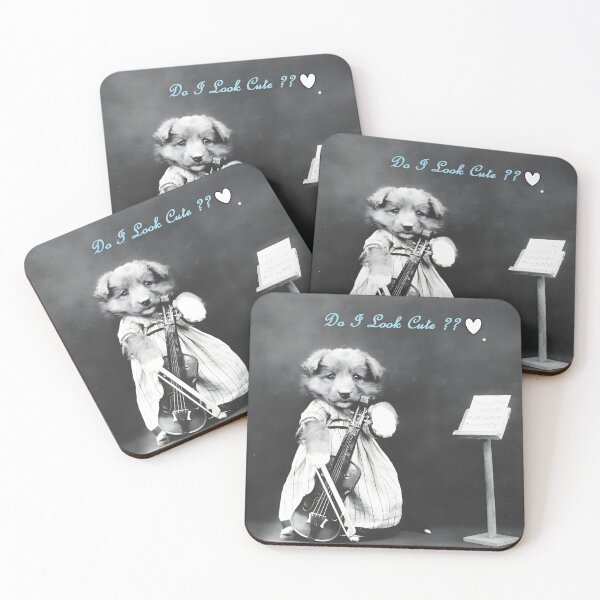 Item preview, Funny and cute dog playing music designed and sold by Delightandarts.