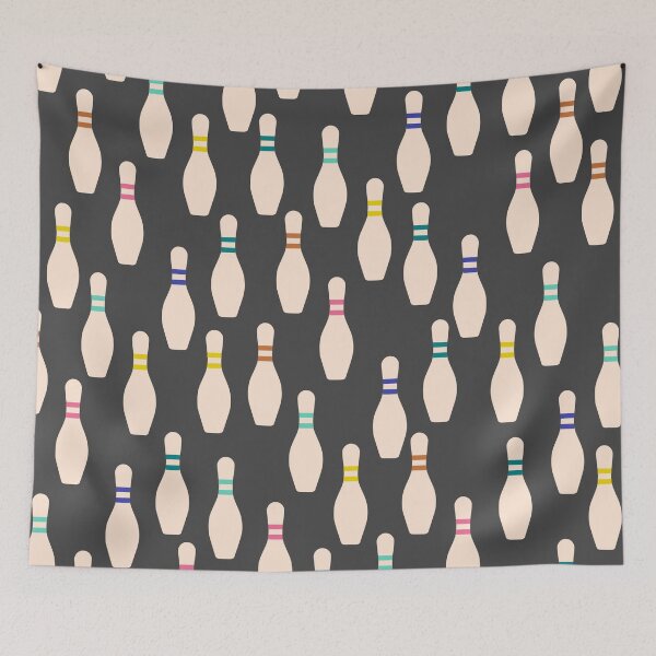 Item preview, Cute Bowling Pins Pattern designed and sold by kapotka.