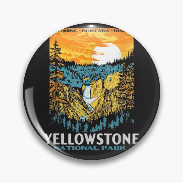 Item preview, Retro Yellowstone National Park WPA Style Lower designed and sold by ercszur.