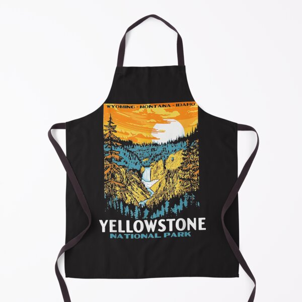 Item preview, Retro Yellowstone National Park WPA Style Lower designed and sold by ercszur.