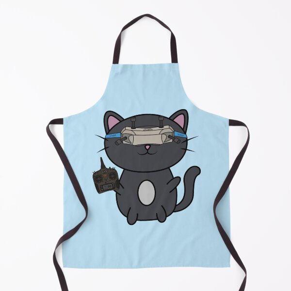 Item preview, Cute drone pilot cat - FPV cat designed and sold by xP42.