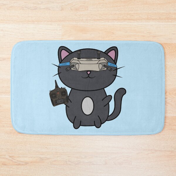 Item preview, Cute drone pilot cat - FPV cat designed and sold by xP42.