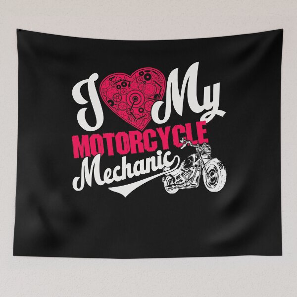 Item preview, I Love My Motorcycle Mechanic designed and sold by UnknownArtistt.