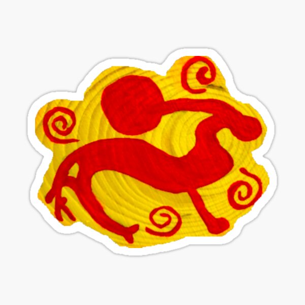 Bronze Age Summer Sun Horse, Pagan Art, Tribal Sticker