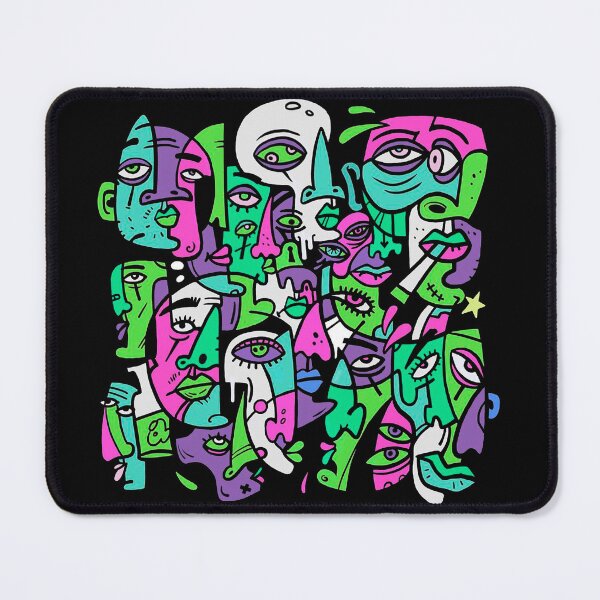 Item preview, distorted faces of ancient peoples party designed and sold by si3iy.