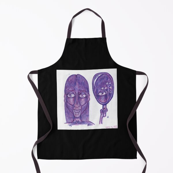 Item preview, Freaky Lady Looks Into Freaky Mirror And She Does Not Freak Out Sticker designed and sold by brittaapriliy.
