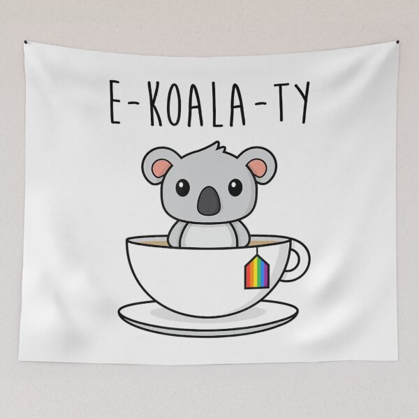 Item preview, Rainbow Flag Koala Pun Cute Gay Pride Lgbt designed and sold by justrepit.