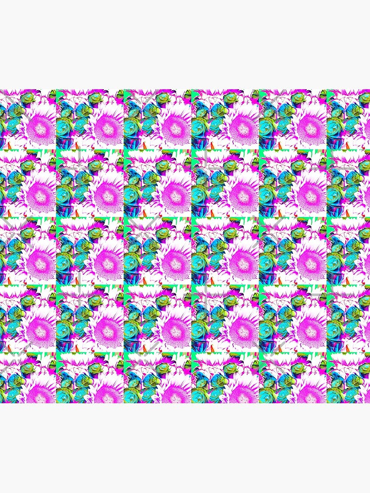 Flower Lovers Gift - Neon Bouquet Design by OneDayArt