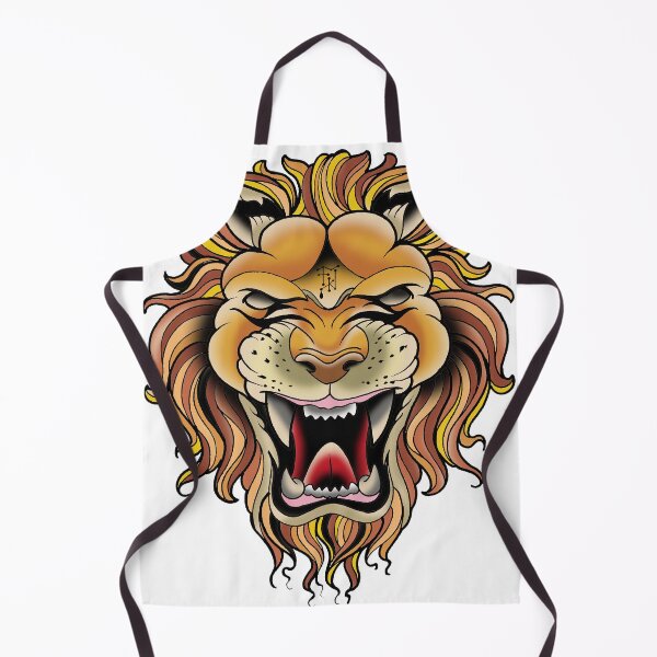 Item preview, Fkj tattoo flash lion designed and sold by franckfkj.