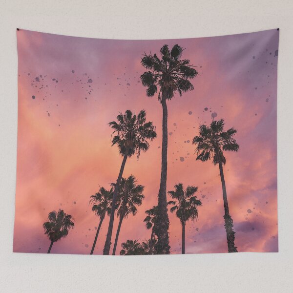 Item preview, Palm Trees Sunset - Watercolor Painting 2 designed and sold by Unaiza Khalid.