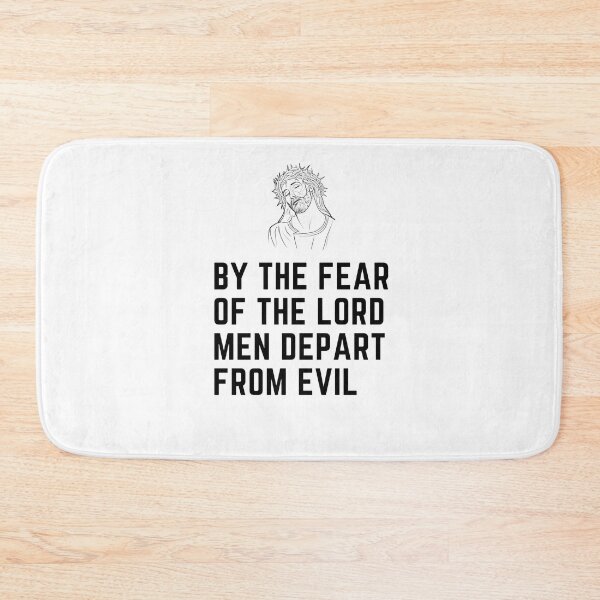 Item preview, By the fear of the Lord men depart from evil. designed and sold by Hinny8.