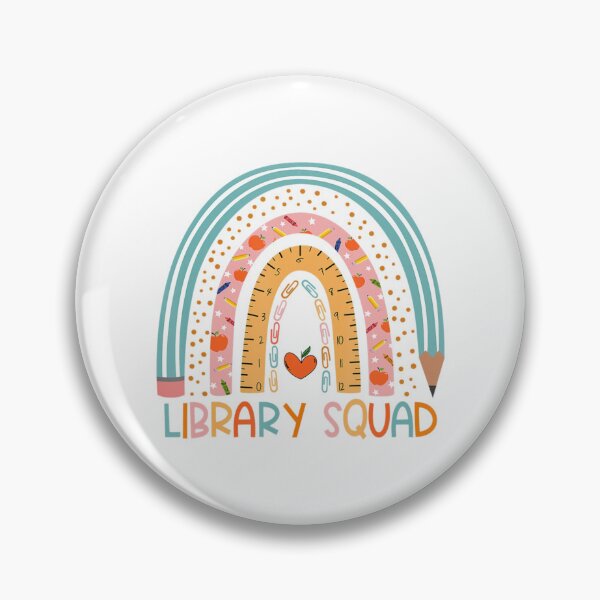 Item preview, Rainbow Library Squad Book Lover Teacher Back To School designed and sold by justrepit.
