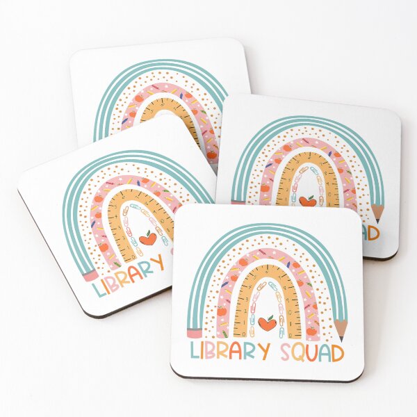 Item preview, Rainbow Library Squad Book Lover Teacher Back To School designed and sold by justrepit.