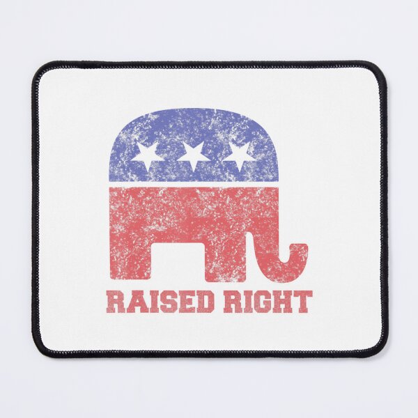 Item preview, Raised Right! Republican Elephant Vintage designed and sold by justrepit.