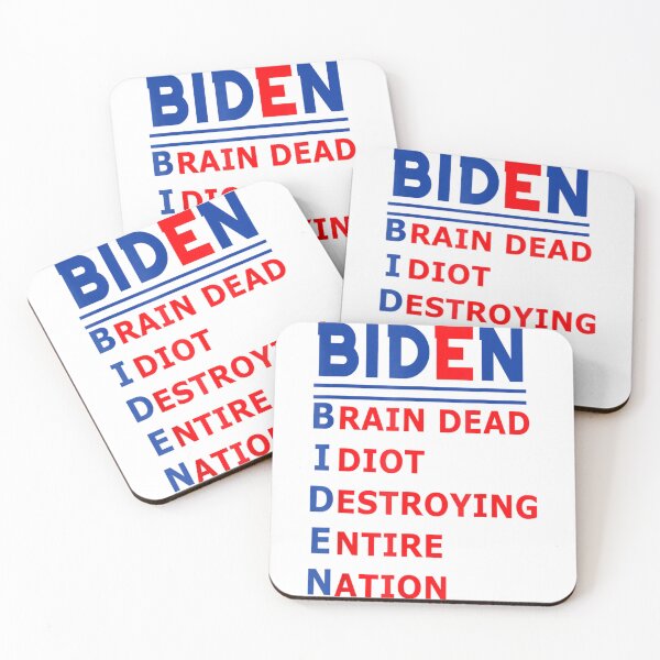 Item preview, Republicans Voter Anti Joe Biden Brain Dead Idiot Destroying designed and sold by justrepit.