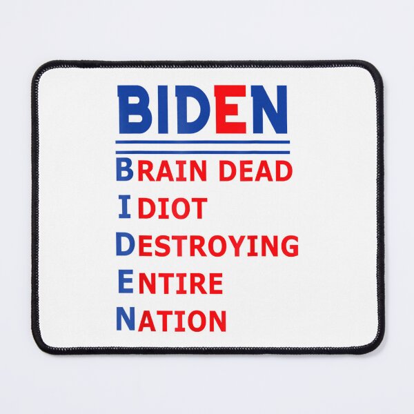 Item preview, Republicans Voter Anti Joe Biden Brain Dead Idiot Destroying designed and sold by justrepit.